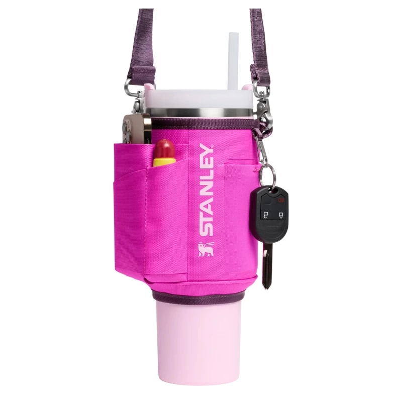 STANLEY nešiojimo dėklas termo puodeliui su šiaudeliu The All-Day Quencher Carry-All 1,18L violetinis
