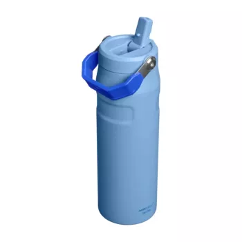 STANLEY IceFlow Bottle Flip Straw 2.0 0,71L šviesiai mėlyna termo gertuvė su šiaudeliu