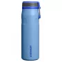 STANLEY IceFlow Bottle Twist Flip 0,71L šviesiai mėlyna vakuuminė termo gertuvė iš nerūdijančio plieno su šiaudeliu