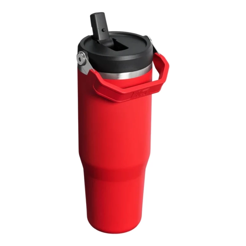 STANLEY IceFlow Flip Straw 2.0 gertuvė 0,89L tamsiai raudona