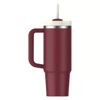 STANLEY Quencher H2.0 FlowState gėrimų indas 0,89L tamsiai raudonas su šiaudeliu