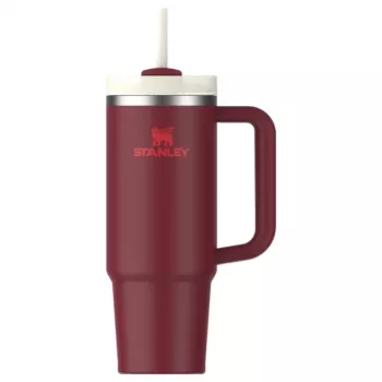 STANLEY Quencher H2.0 FlowState gėrimų indas 0,89L tamsiai raudonas su šiaudeliu