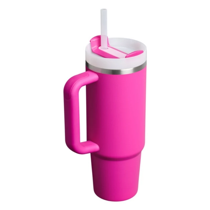 STANLEY Quencher H2.0 FlowState gėrimų indas 0,89L Fuchsia su šiaudeliu