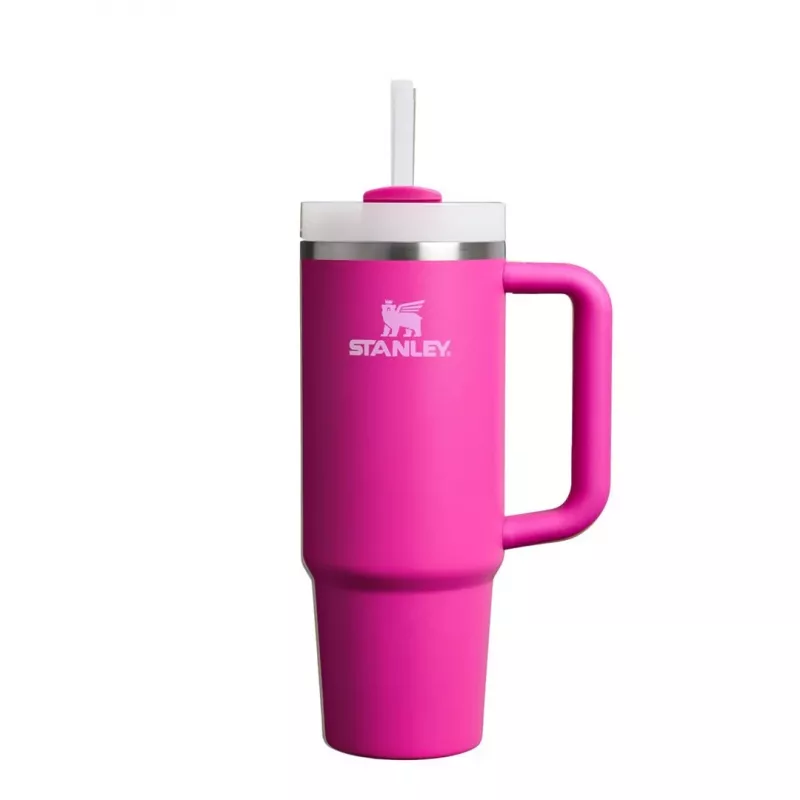 STANLEY Quencher H2.0 FlowState gėrimų indas 0,89L Fuchsia su šiaudeliu