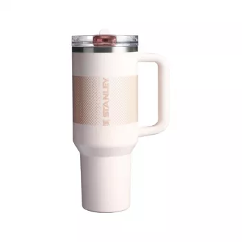 STANLEY Quencher ProTour Flip Straw Tumbler 1,18L šviesiai rožinė termo puodelis su šiaudeliu