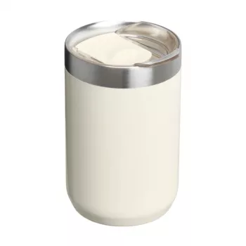 STANLEY The Everyday Camp Mug 0,35L blizgus kreminis emaliuotas plieninis