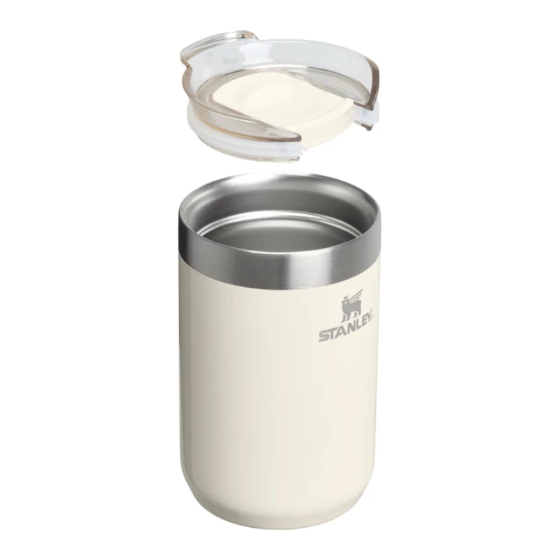 STANLEY The Everyday Camp Mug 0,35L blizgus kreminis emaliuotas plieninis