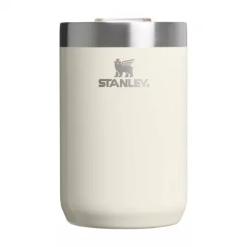 STANLEY The Everyday Camp Mug 0,35L blizgus kreminis emaliuotas plieninis