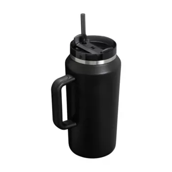 STANLEY The Quencher H2.0 FlowState gėrimų indas 1,9L juodas su šiaudeliu