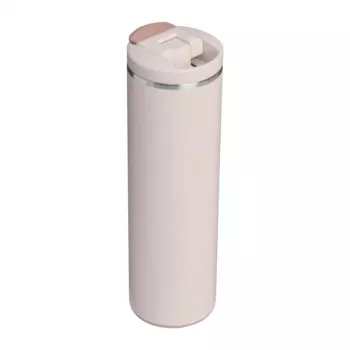 STANLEY The Transit Fliptop Mug 0.47L šviesiai rožinė