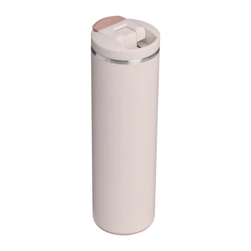 STANLEY The Transit Fliptop Mug 0.47L šviesiai rožinė