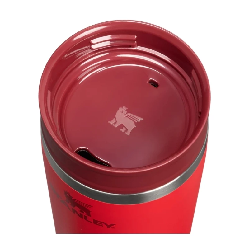 STANLEY termosas The Café-To-Go Travel Mug 0,47L tamsiai raudonas