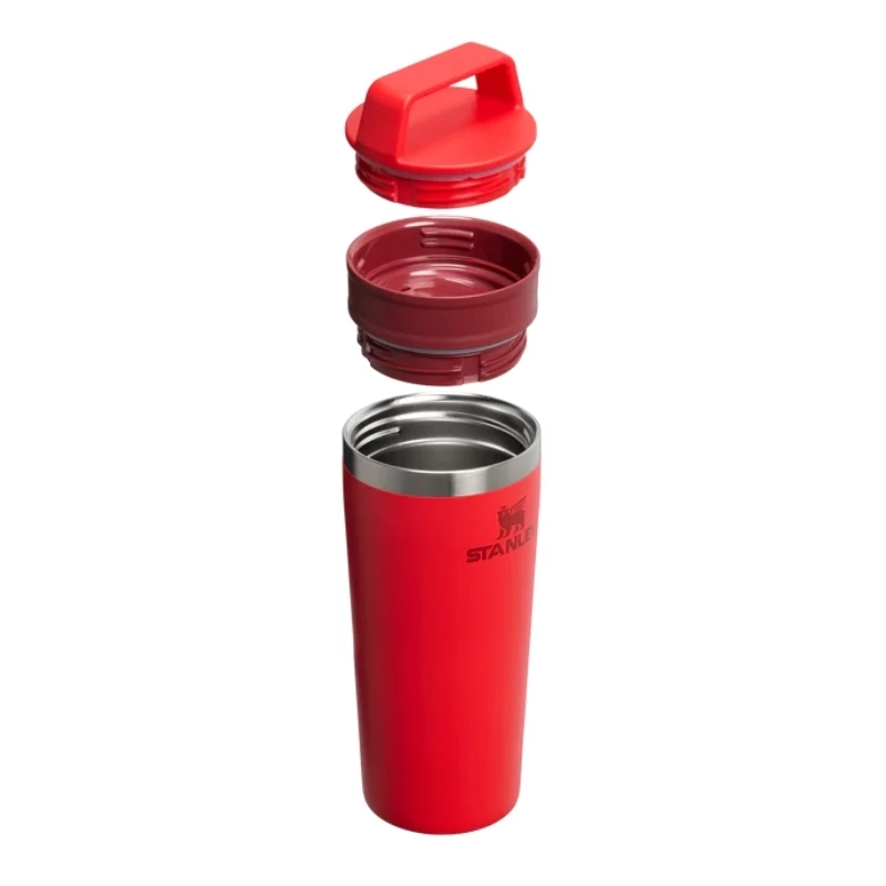 STANLEY termosas The Café-To-Go Travel Mug 0,47L tamsiai raudonas