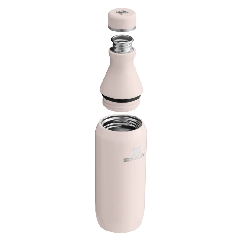 STANLEY Thermos „The All Day Slim Bottle“ 0,35 L blizgus šviesiai rožinis termosas