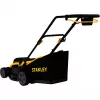 STANLEY V20 belaidė vejapjovė 36V (2x18V) juoda/geltona, 2x 4,0Ah ličio jonų baterijos