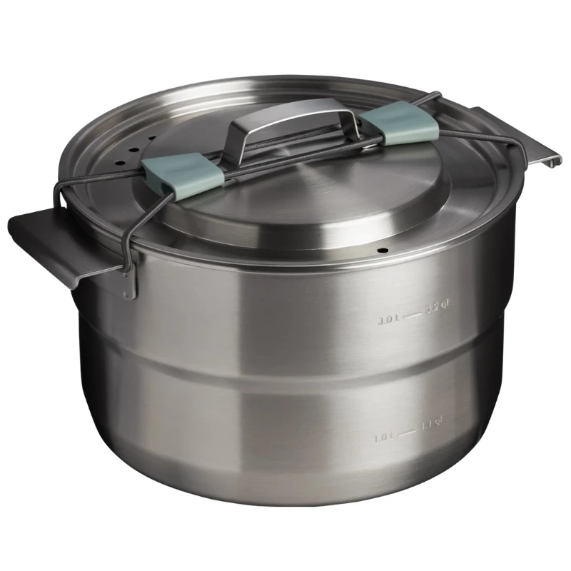 STANLEY Wildfare Core Full Serve Cookset 3,78L teal/dark grey 13 dalių stovyklavimo virimo rinkinys