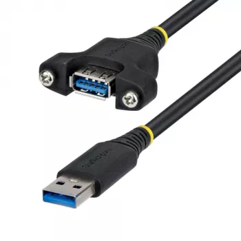 StarTech.com 2 m USB 3.0 Type-A ilginimo laidas, vyriškas į moterišką, montuojamas į skydą (USBPNLAFAM2M)