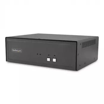 StarTech.com 2 prievadų DVI-I KVM jungiklis su garsu ir USB šakotuvu (CK4-HP202C)