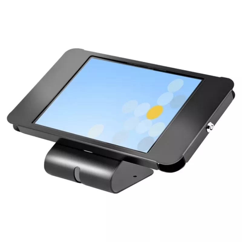 StarTech.com Secure Tablet Stand – Apsauginis Universalus Planšetės Laikiklis Tabletėms iki 10,5 colio, Su Užrakinama K-Slot, VESA Laikikliu, Sieniniu Laikikliu – Apsauginis POS Planšetės Stovas (SECTBLTPOS2)
