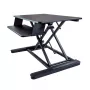 StarTech.com stalo konverteris sėdėjimui ir stovėjimui su klaviatūros padėklu - 89 x 53 cm paviršius - ergonomiškas aukščio reguliavimo stovo pakėlėjas - tinka 2 monitoriams - surinktas - juodas - 30 inch (76,2 cm) - 56 cm - 12,7 kg - 2,3 kg - stačiakampis