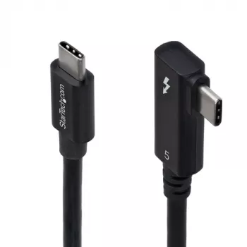 StarTech.com Thunderbolt 5 laidas 0,8 m – USB-C (vyras) į USB-C (vyras) – 80 Gbps / 120 Gbps – 240 W – juodas