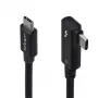 StarTech.com Thunderbolt 5 laidas 0,8 m – USB-C (vyras) į USB-C (vyras) – 80 Gbps / 120 Gbps – 240 W – juodas