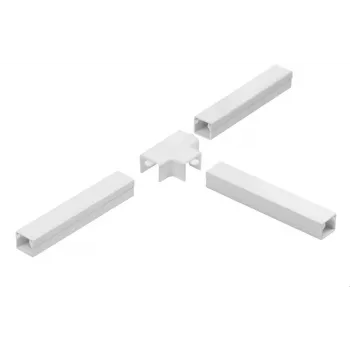 STASIŃSKI SP. Z O.O. LO 35x18 baltas trišakis 35x18 mm kabelių kanalams