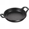 Staub apvalus kepimo ir troškinimo indas 16 cm 0,4 L ketaus juodas