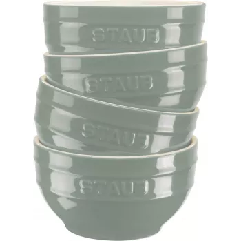 STAUB Serviravimo dubenėlių rinkinys 4 vnt., 12 cm, eukalipto žalia