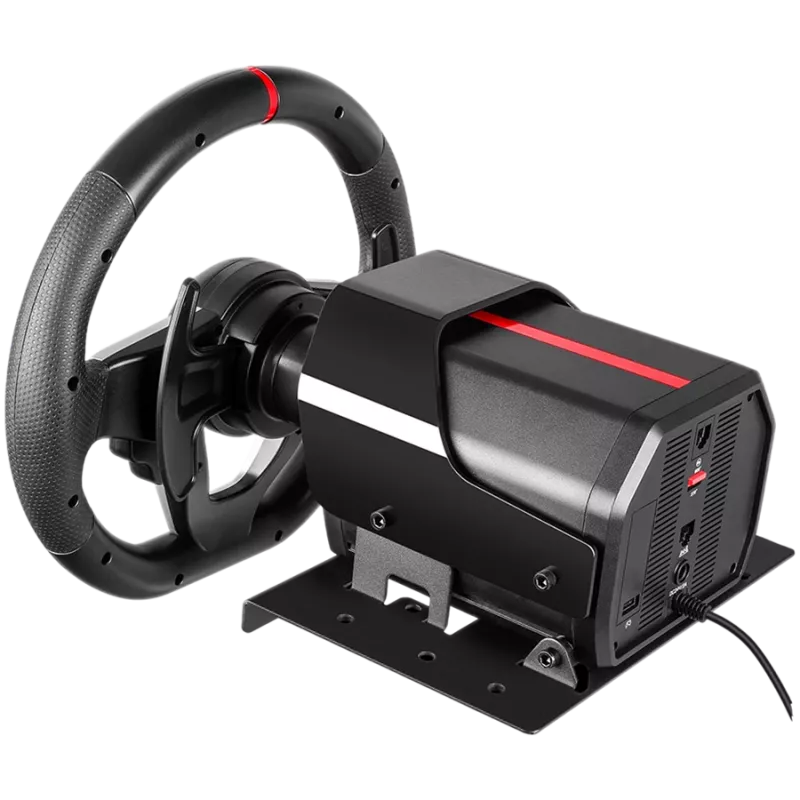 Vairas SVEN GC-W1000 su pedalais, pavarų dėže, Force Feedback, D-Pad, 17 mygtukais, skirtas Xbox One/PS4/PC/X-D-Inpu
