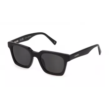 STING SST476-490700 Unisex Akiniai nuo saulės 49/21/140 mm Juodi Dūminiai pilki