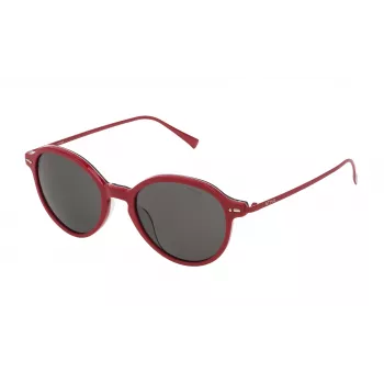 STING Unisex Sunglasses SST007510TA6 - Black Acetate Frame, Grey Polycarbonate Lenses, UV400 Protection, 51mm Lens Width