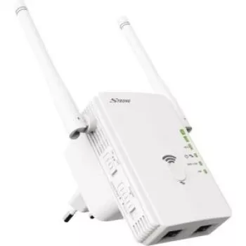Strong Universal Repeater 300 - Wi-Fi signalo stiprintuvas - 2 prievadai - 100Mb LAN - Wi-Fi - 2,4 GHz