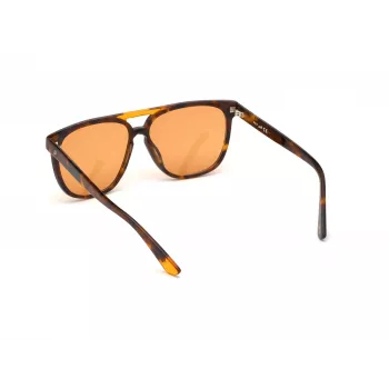 Akiniai nuo saulės WEB EYEWEAR Unisex WE0263-5956J Square Havana Acetate Frame Green Polycarbonate Lens 59/13/145 mm UV400