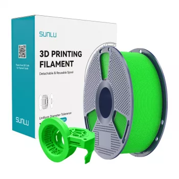 SUNLU PETG High-Speed Matte Filamentas 1.75mm Žalias 1kg