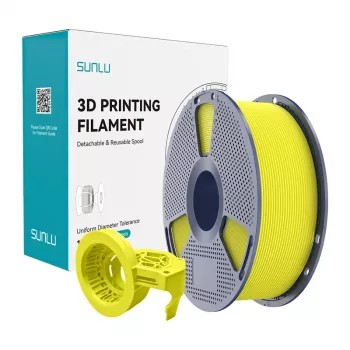 SUNLU PETG High-Speed Matte Filament 1.75mm 1kg Geltona