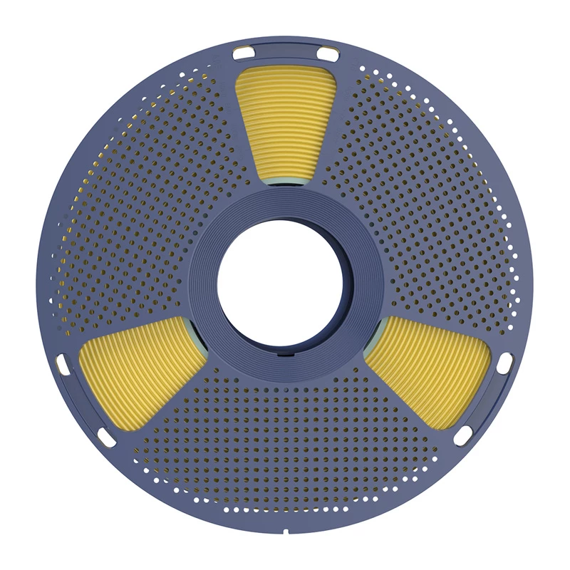 SUNLU PLA+ High-Speed 3D spausdinimo filamentas, geltonas, 1.75mm, 1kg