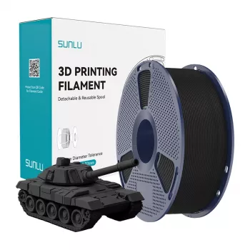 Sunlu PLA+ High-Speed juodas filamentas 1.75 mm 1 kg