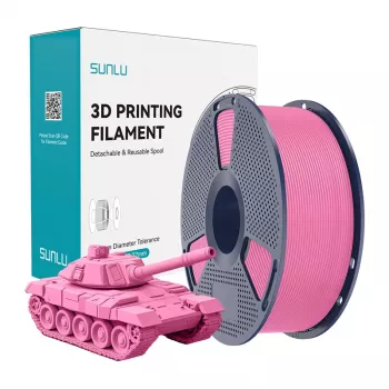 SUNLU PLA+ High-Speed Pink 3D spausdinimo filamentas 1.75mm 1kg