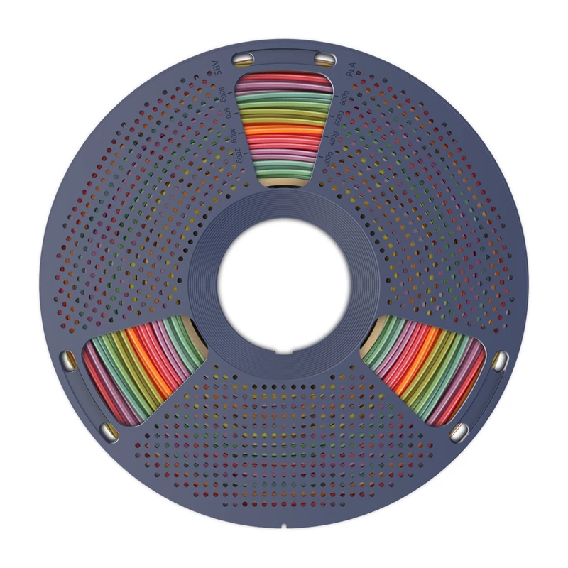 SUNLU PLA R 01 Rainbow PLA filamentas 1.75mm 1kg 3D spausdintuvui