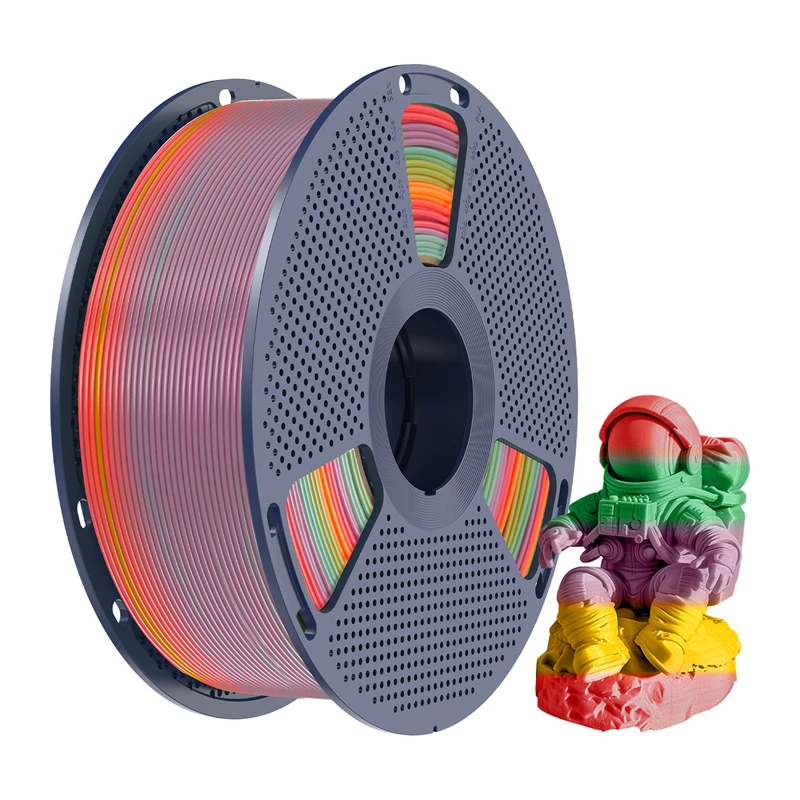 SUNLU PLA R 01 Rainbow PLA filamentas 1.75mm 1kg 3D spausdintuvui