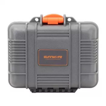 Sunnylife AQX-28 Mini Hard Case, skirtas DJI Osmo Action 3/4/6 – juoda EVA ir PU oda