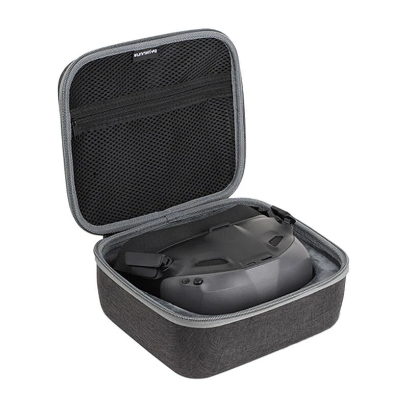 Sunnylife B937 EVA kietas dėklas DJI FPV Goggles V2, Goggles 2 ir Integra apsaugai (pilka/juoda)