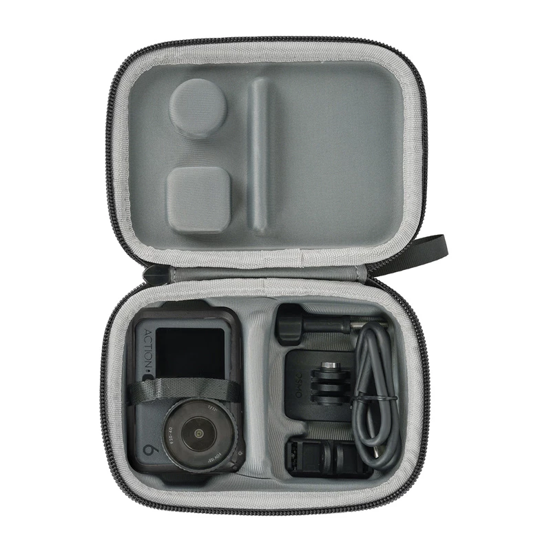 Sunnylife Standard Combo nešiojimo dėklas, skirtas DJI Osmo Action 6/5/4/3 – juodas (OA6-B131-D)
