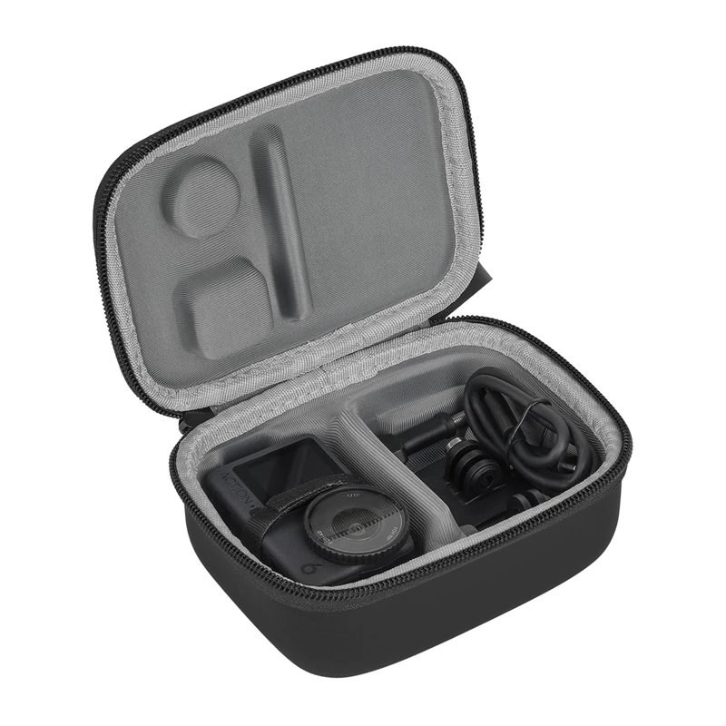 Sunnylife Standard Combo nešiojimo dėklas, skirtas DJI Osmo Action 6/5/4/3 – juodas (OA6-B131-D)