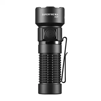 Superfire A29 USB-C įkraunamas rankinis žibintuvėlis, 1200 liumenų, 280 m spindulys, 5 režimai