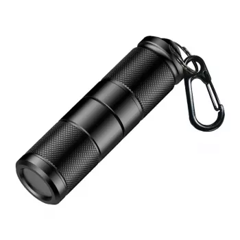 Superfire EF02 USB-C įkraunamas LED prožektorius – 1500 liumenų, 500 m spindulys, Power Bank