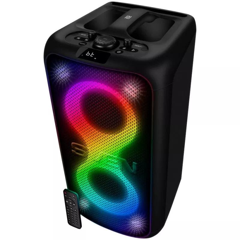 SVEN PS-960 2.0 nešiojamas Bluetooth garsiakalbis, 160 W, TWS, FM, USB, LED, juodas