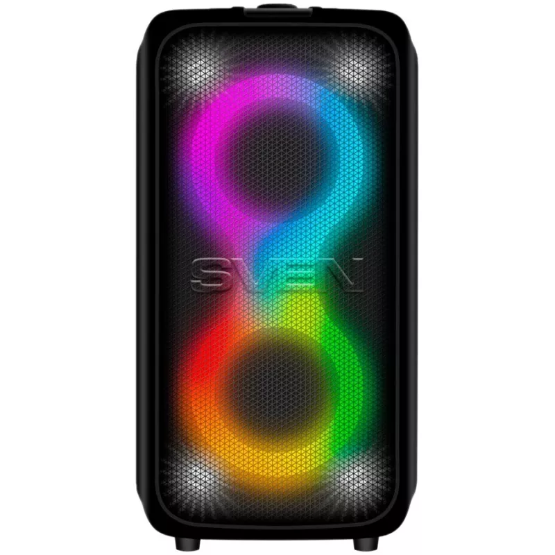 SVEN PS-960 2.0 nešiojamas Bluetooth garsiakalbis, 160 W, TWS, FM, USB, LED, juodas
