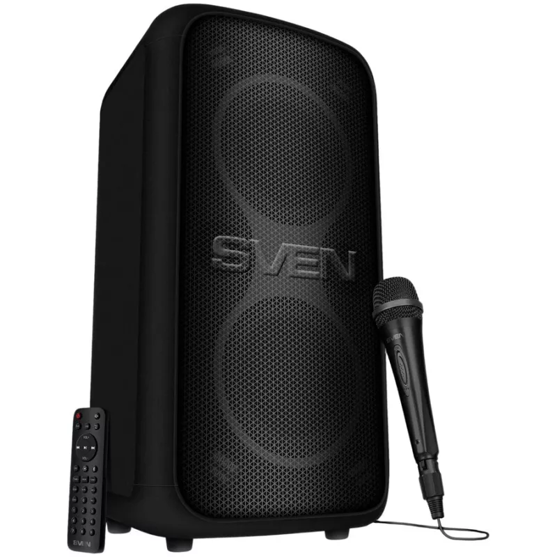SVEN PS-960 2.0 nešiojamas Bluetooth garsiakalbis, 160 W, TWS, FM, USB, LED, juodas